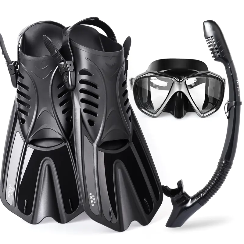 Snorkel para adultos y set de aleta