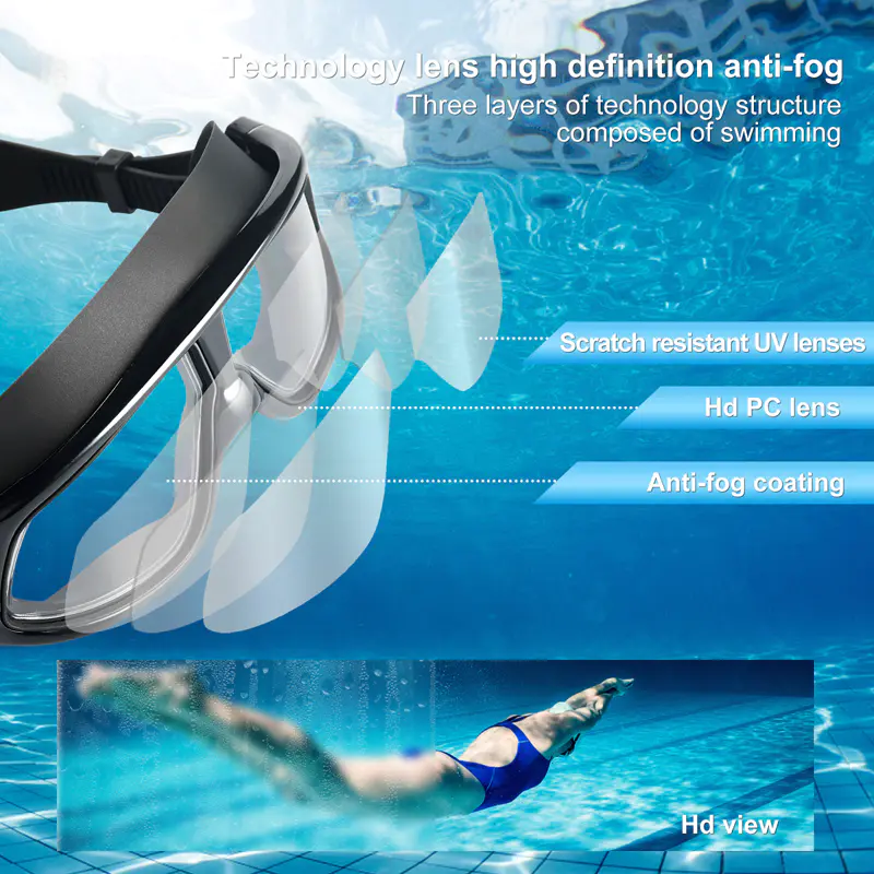 Uv400 Protection Swim Goggles