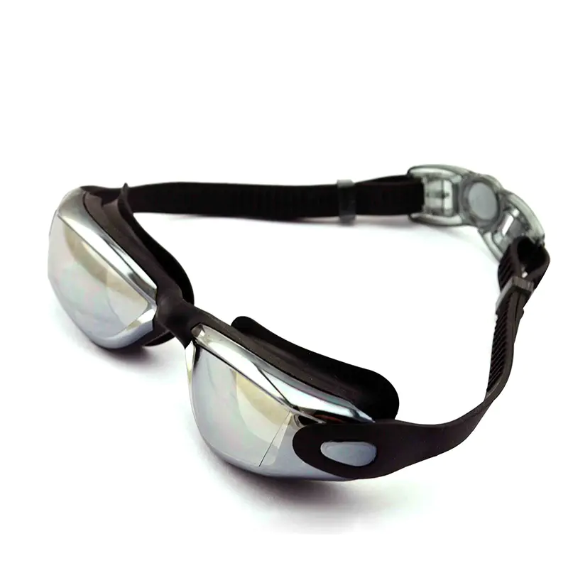 Gafas de natación de revestimiento de espejo para adultos